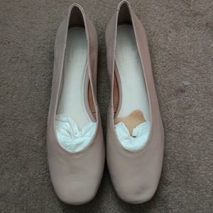 LFL rose leather ballerina flat